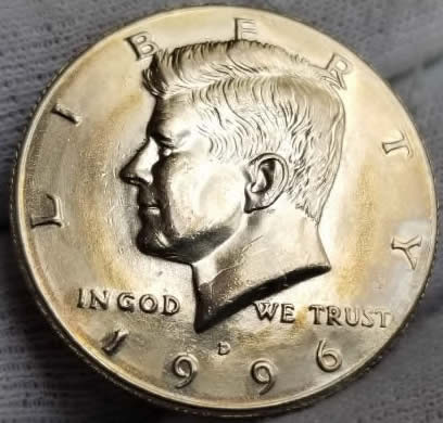 Kenneday-Half-Dollars:--A:-1984-D-/-B:-1996-D